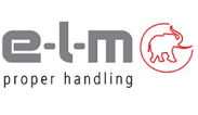 e-l-m logo